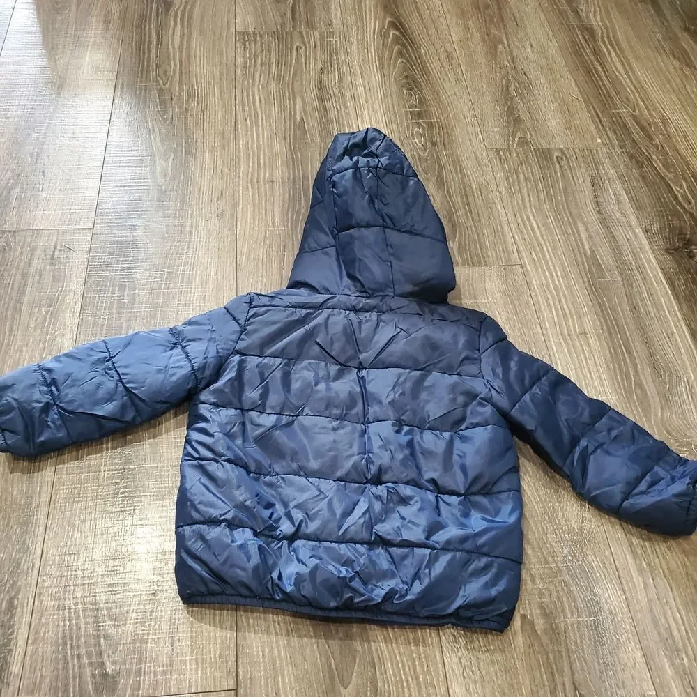 Boys The Children's Place Jacket Boy Size 2T Navy Puffer Jacket